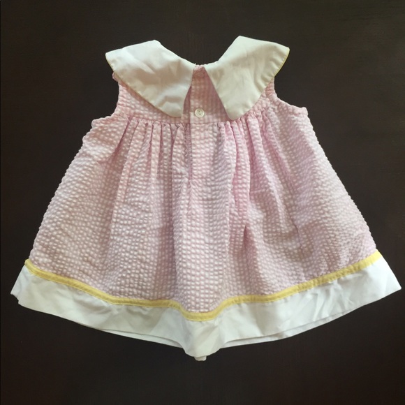 Seersucker Dress 12mo - Picture 3 of 5